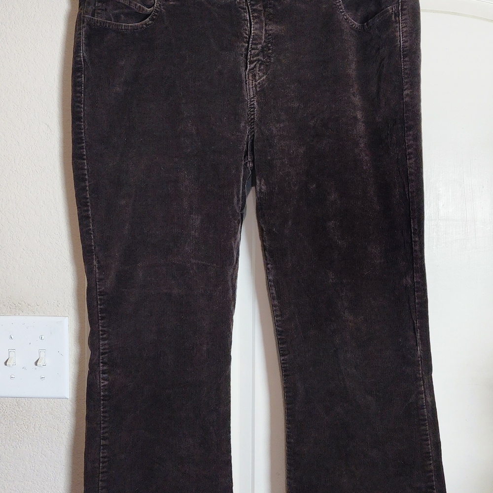 Levi’s‎ 526 Womens Brown Corduroy Slender Boot Cut Jeans Size 16